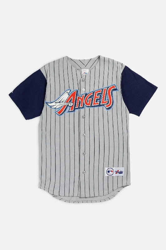 Vintage Anaheim Angels MLB Jersey - S Loose Fit Hoodie Sweatshirt