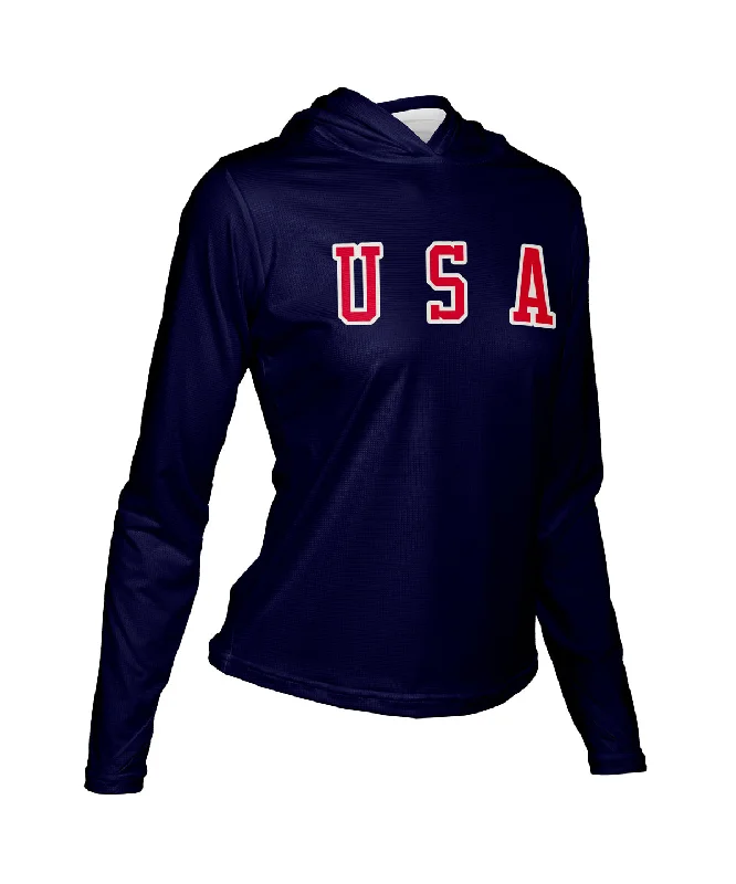 W. ENDURANCE AIR SUN HOODIE - USA Cozy Sweatshirt Design