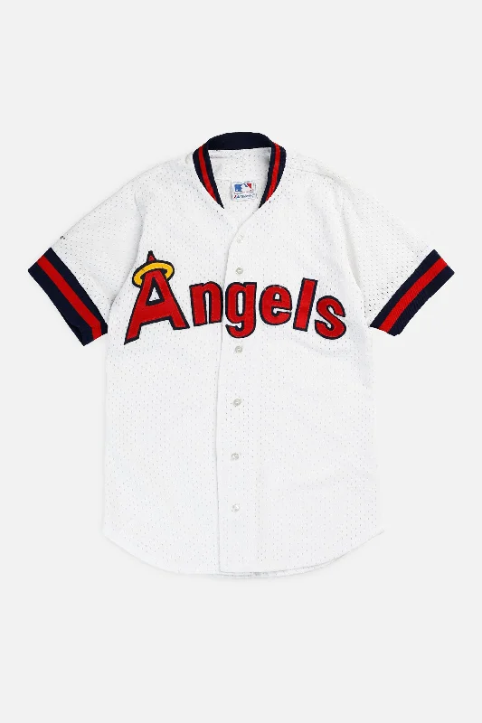 Vintage California Angels MLB Jersey - S Comfy Sweatshirts for Women