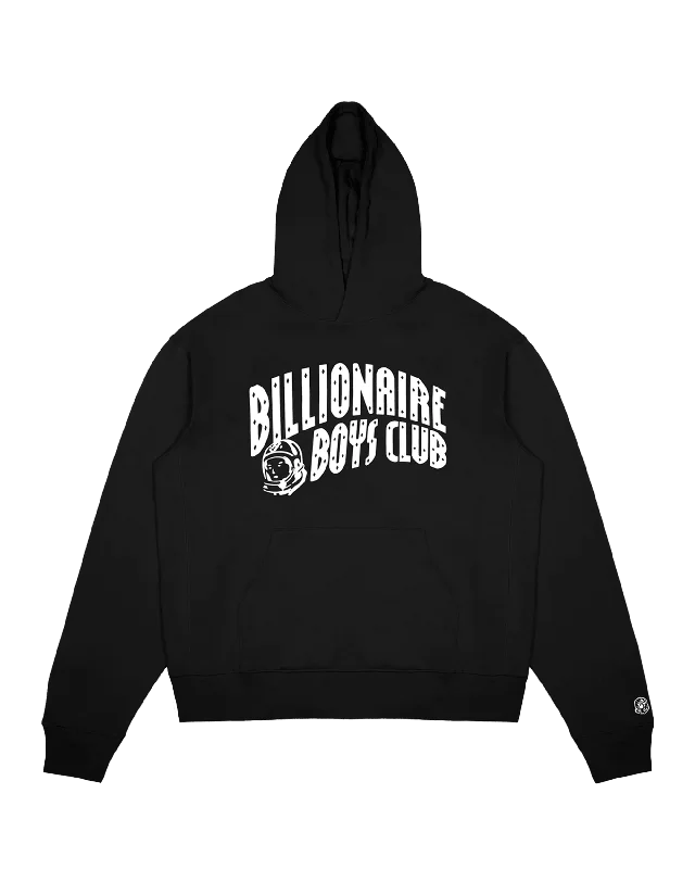 Classic Curve Logo Hoodie Cozy Sweatshirts for Fall