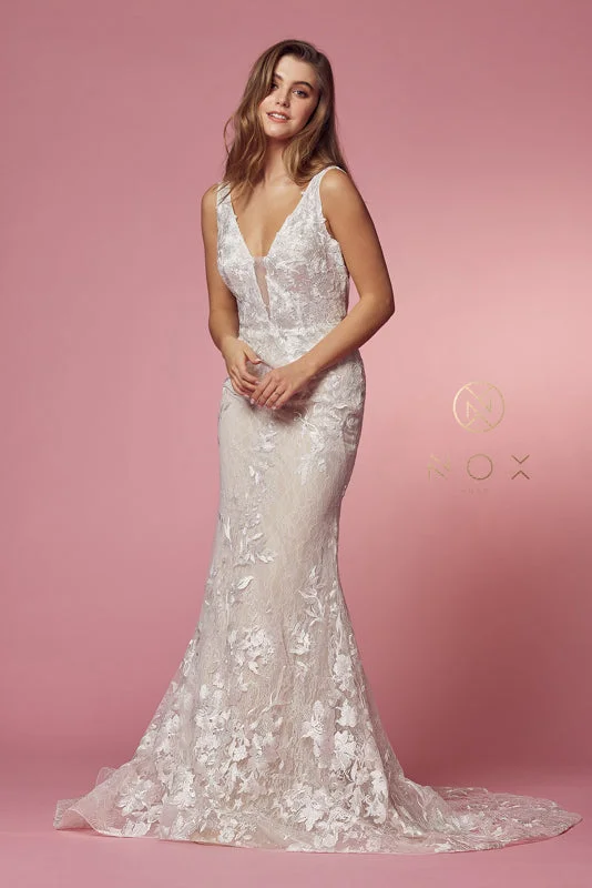 **Nox Anabel Bridal: The Enchanting Anabel Gown for Your Unforgettable Day** Long Sleeve Gown