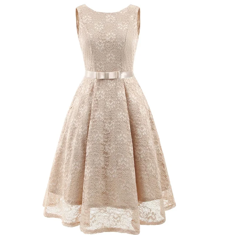 Women's Vintage Lace Bridesmaid Dresses #Lace #Vintage Lace Cocktail Dress