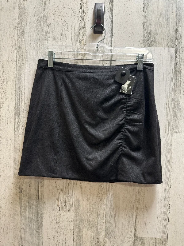 Black Skirt Mini & Short Free People, Size M Boho Mini Skirt