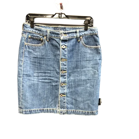 Blue Denim Skirt Mini & Short Lucky Brand, Size 8 Mini Skirt Trendy