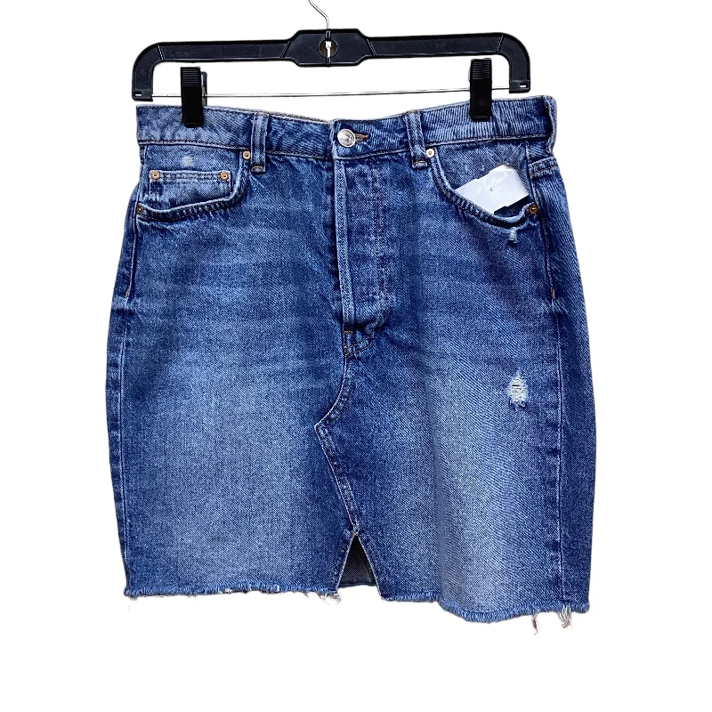 Denim Skirt Mini & Short H&m, Size 6 Mini Skirt Dress