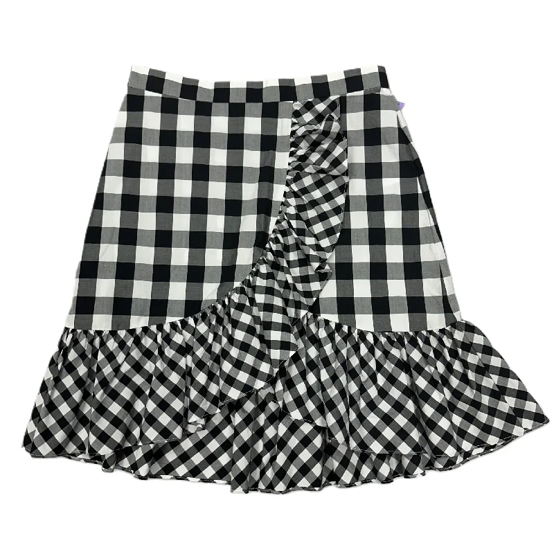 Gingham Skirt Mini & Short By J Crew, Size: Xs Raw Hem Mini Skirt