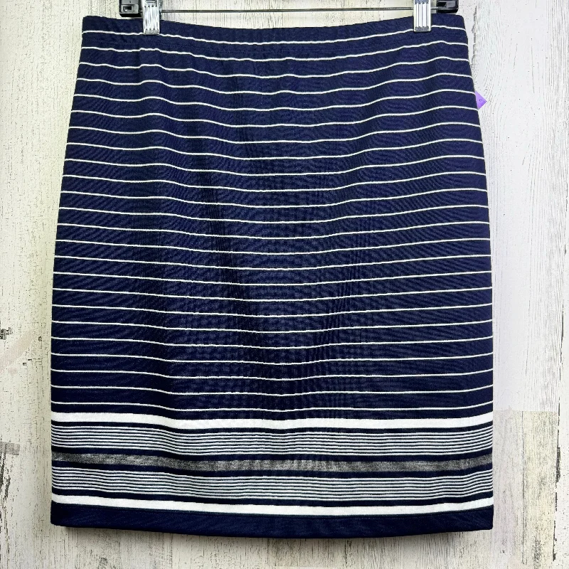 Navy Skirt Mini & Short Max Studio, Size L Stylish Mini Skirt