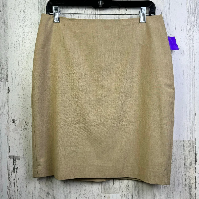 Tan Skirt Mini & Short Limited, Size 8 Skater Mini Skirt